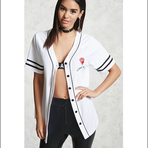 baggy baseball jersey